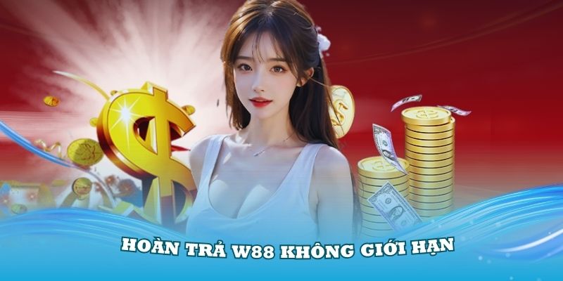 Khuyến mãi hoàn trả W88 không giới hạn tại sảnh casino